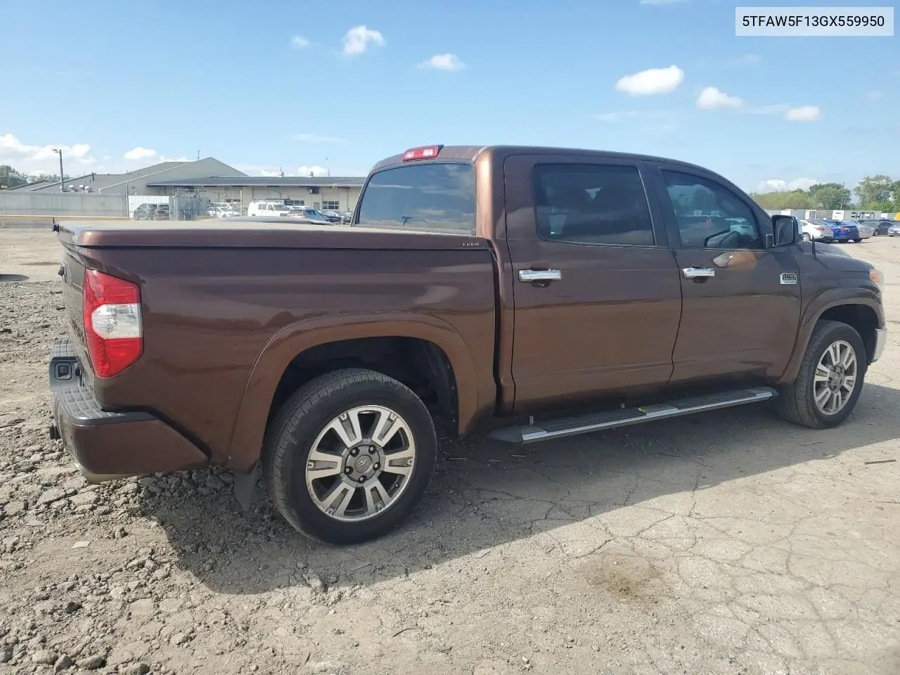 2016 Toyota Tundra Crewmax 1794 VIN: 5TFAW5F13GX559950 Lot: 56280655