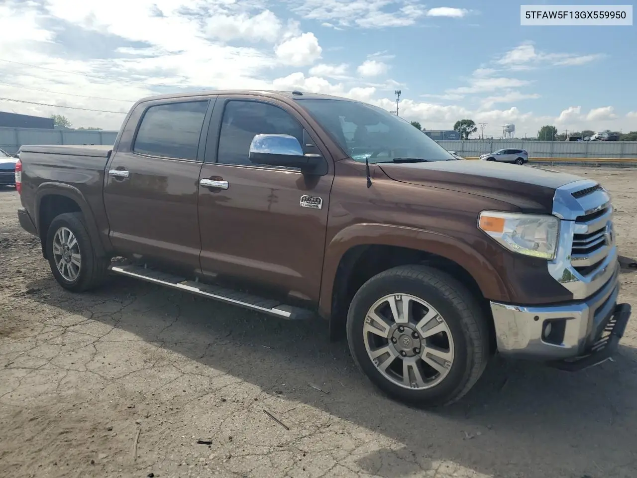 2016 Toyota Tundra Crewmax 1794 VIN: 5TFAW5F13GX559950 Lot: 56280655