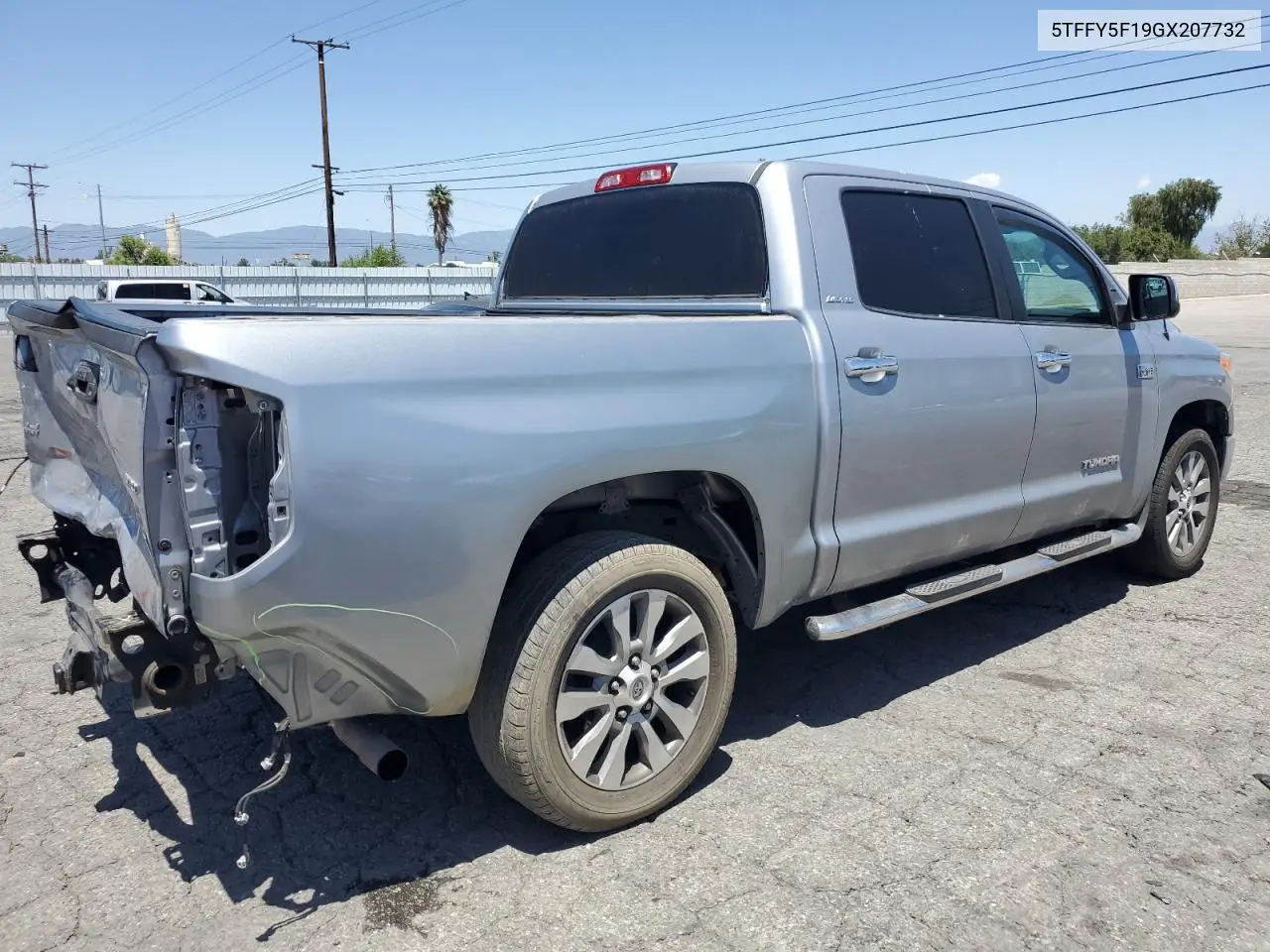 2016 Toyota Tundra Crewmax Limited VIN: 5TFFY5F19GX207732 Lot: 56767965
