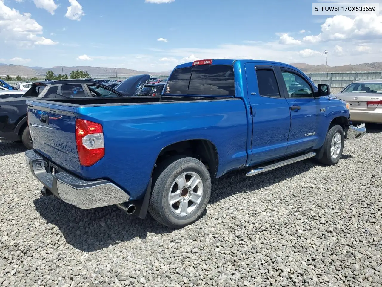 2016 Toyota Tundra Double Cab Sr VIN: 5TFUW5F17GX538659 Lot: 62005315