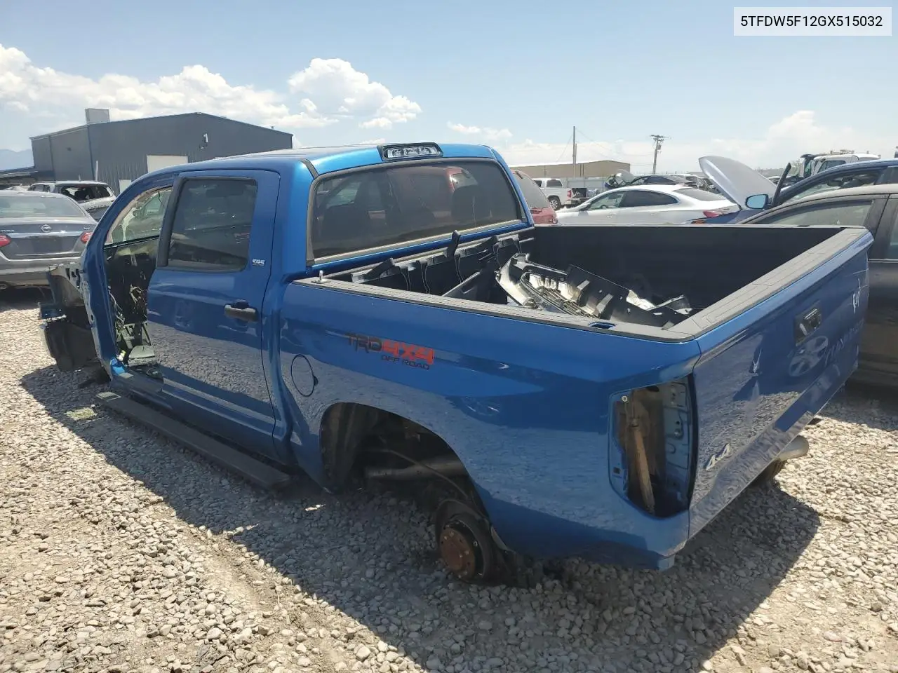 2016 Toyota Tundra Crewmax Sr5 VIN: 5TFDW5F12GX515032 Lot: 62792855