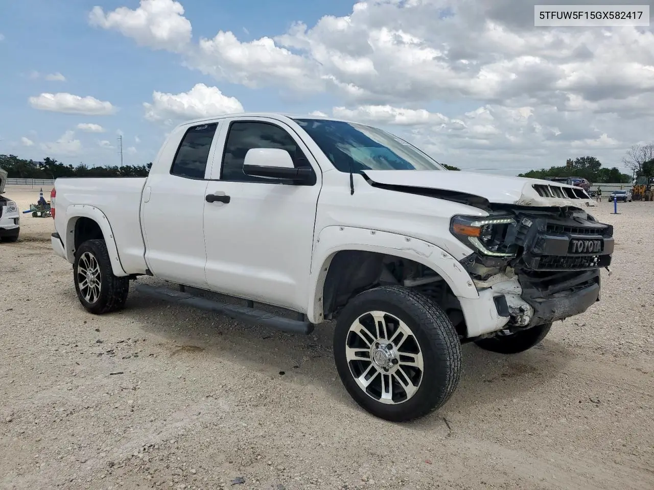 2016 Toyota Tundra Double Cab Sr VIN: 5TFUW5F15GX582417 Lot: 63246045