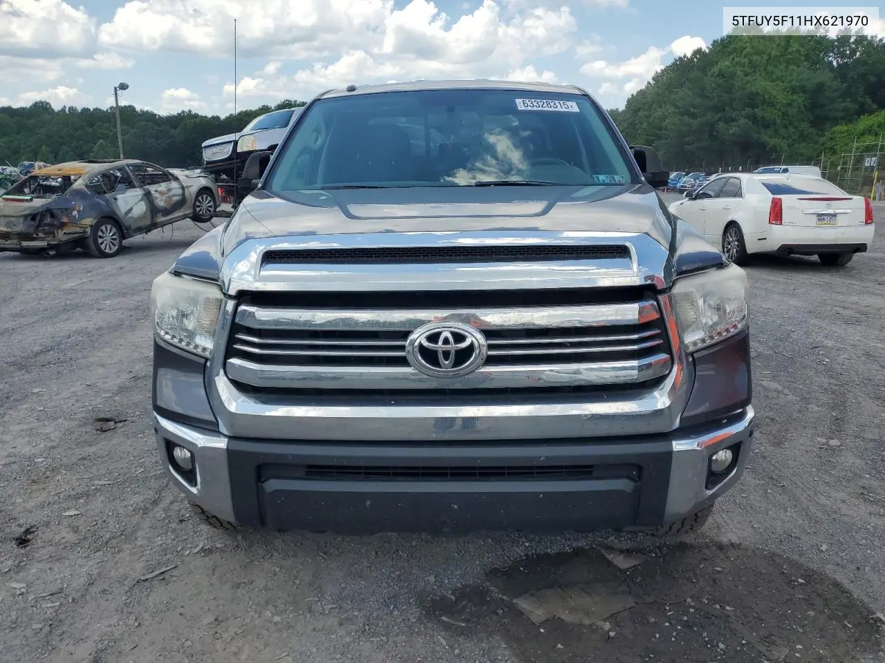 2017 Toyota Tundra Double Cab Sr VIN: 5TFUY5F11HX621970 Lot: 63328315