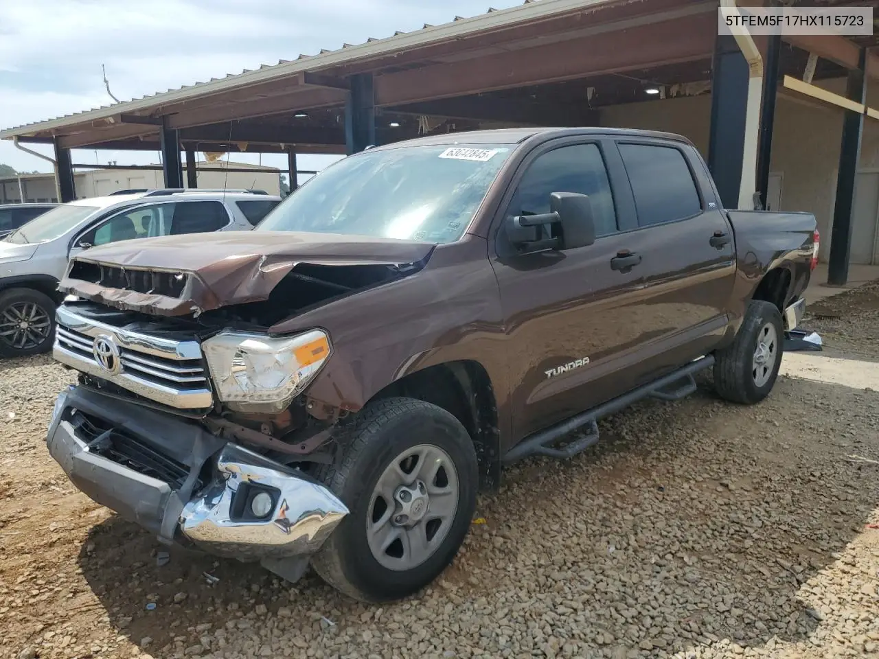 2017 Toyota Tundra Crewmax Sr5 VIN: 5TFEM5F17HX115723 Lot: 63642845