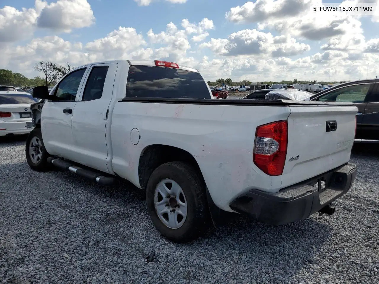 2018 Toyota Tundra Double Cab Sr VIN: 5TFUW5F15JX711909 Lot: 56598295
