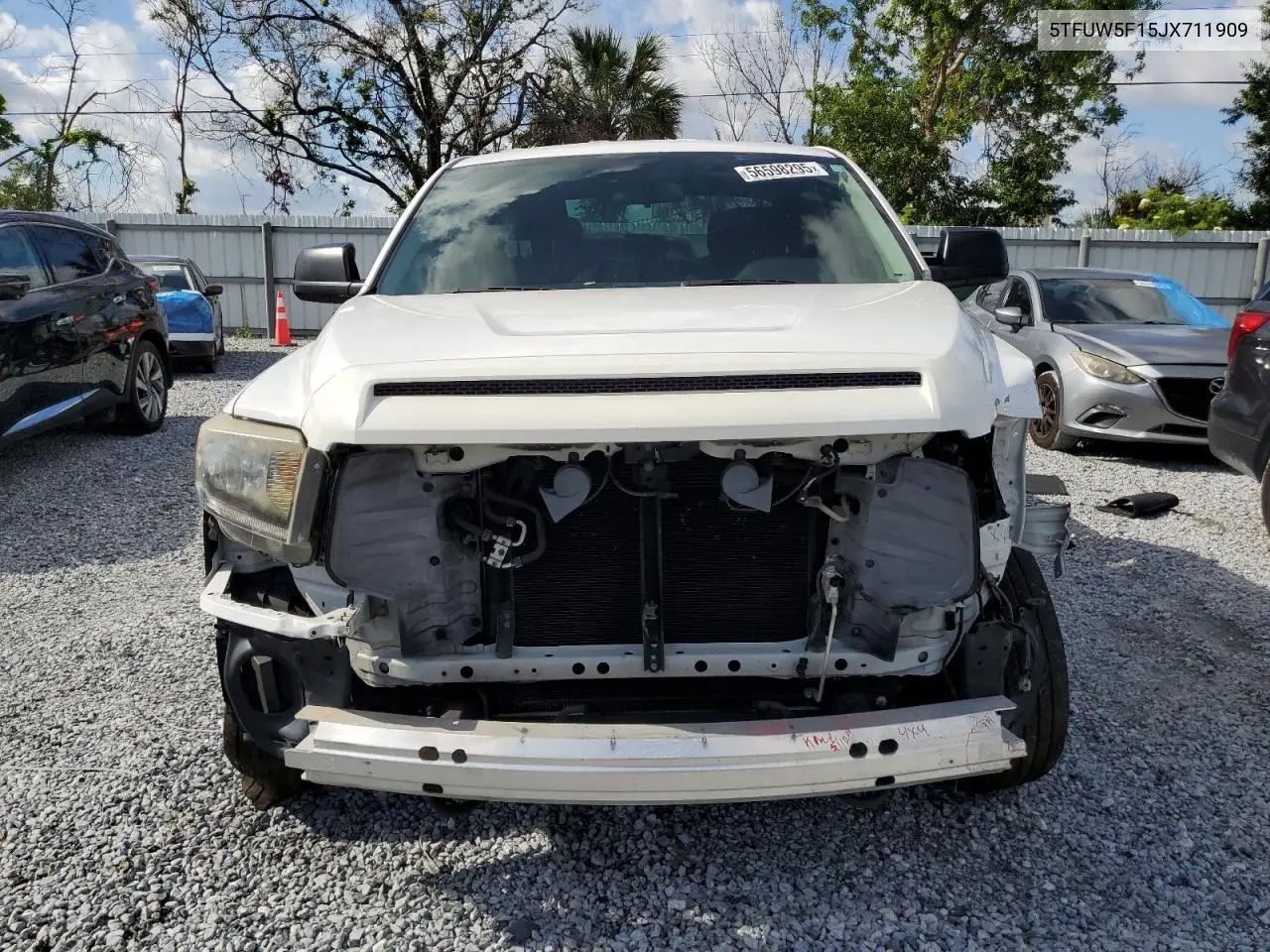 2018 Toyota Tundra Double Cab Sr VIN: 5TFUW5F15JX711909 Lot: 56598295