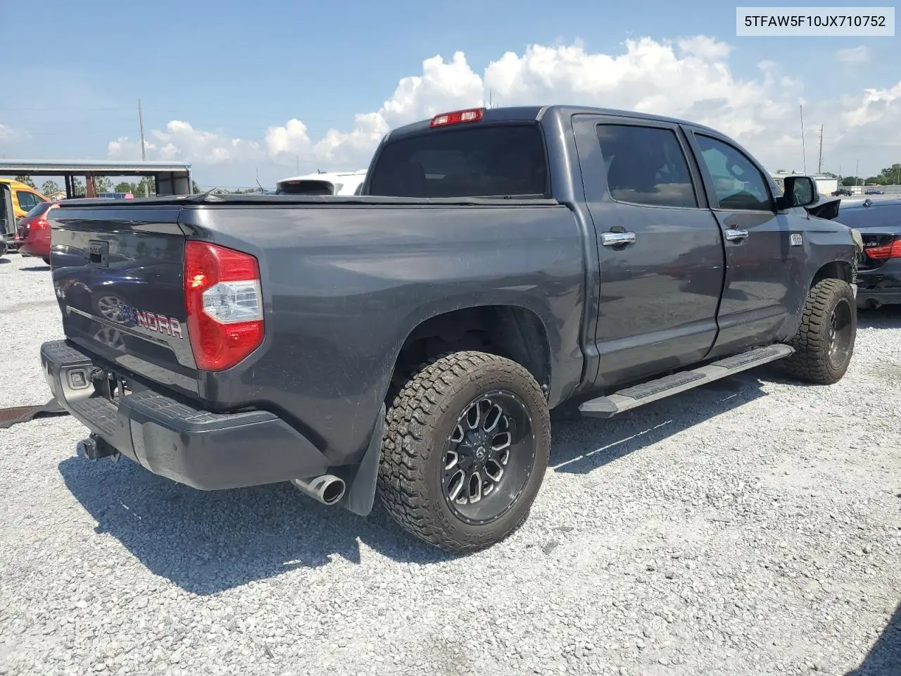 2018 Toyota Tundra Crewmax 1794 VIN: 5TFAW5F10JX710752 Lot: 57480595