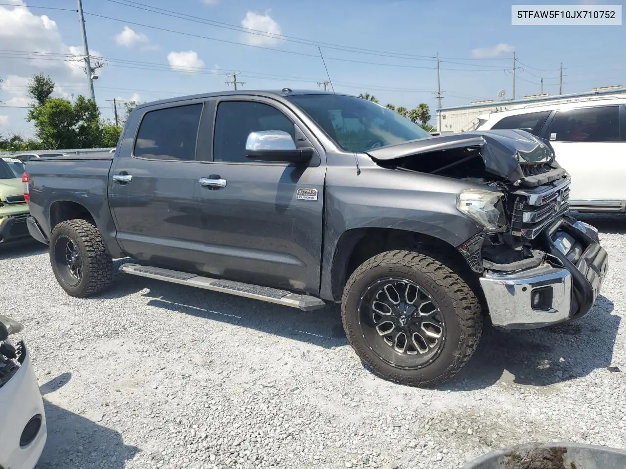 2018 Toyota Tundra Crewmax 1794 VIN: 5TFAW5F10JX710752 Lot: 57480595