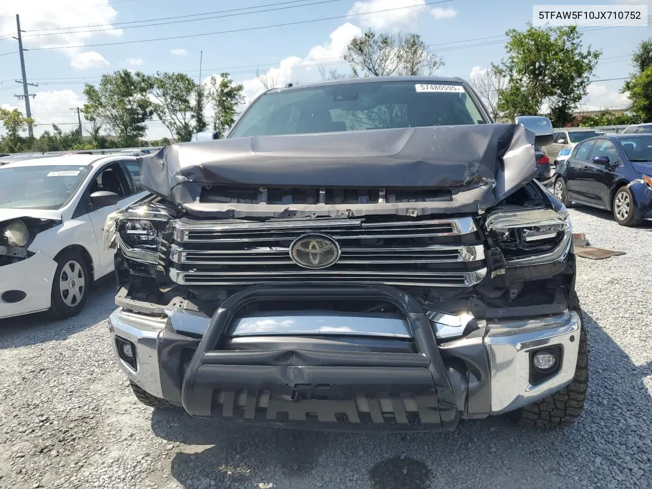 2018 Toyota Tundra Crewmax 1794 VIN: 5TFAW5F10JX710752 Lot: 57480595