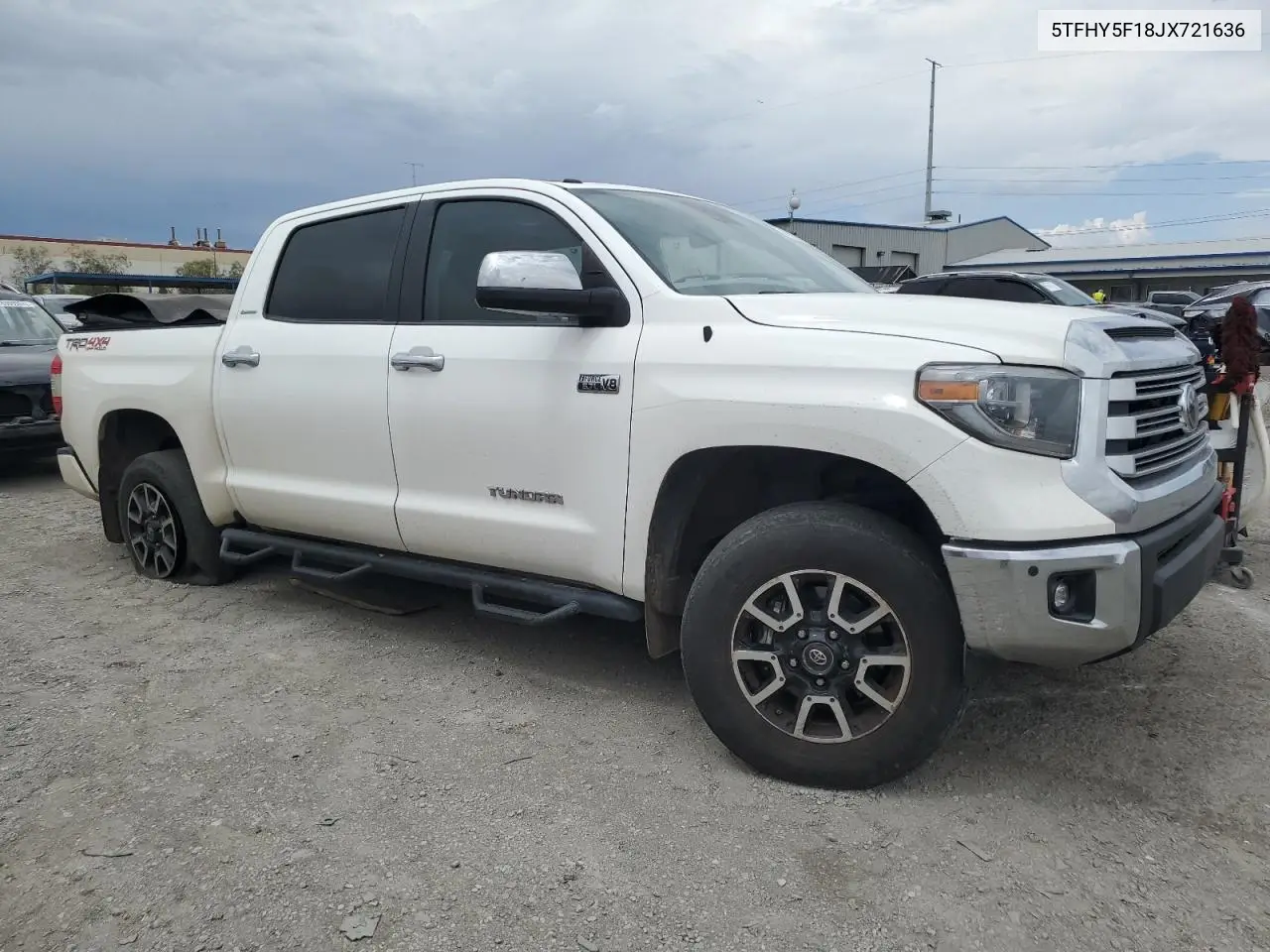 2018 Toyota Tundra Crewmax Limited VIN: 5TFHY5F18JX721636 Lot: 62727465