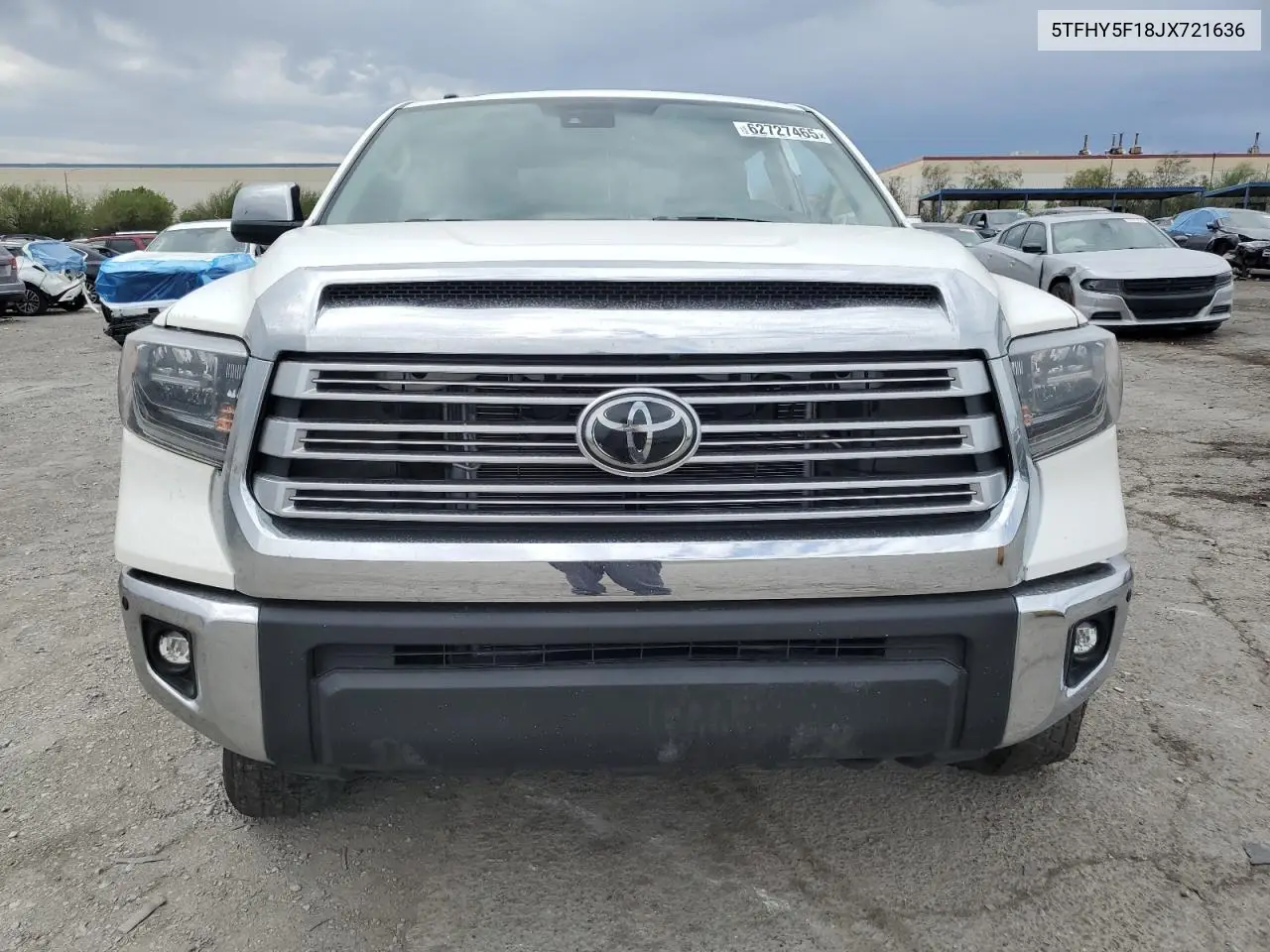 2018 Toyota Tundra Crewmax Limited VIN: 5TFHY5F18JX721636 Lot: 62727465