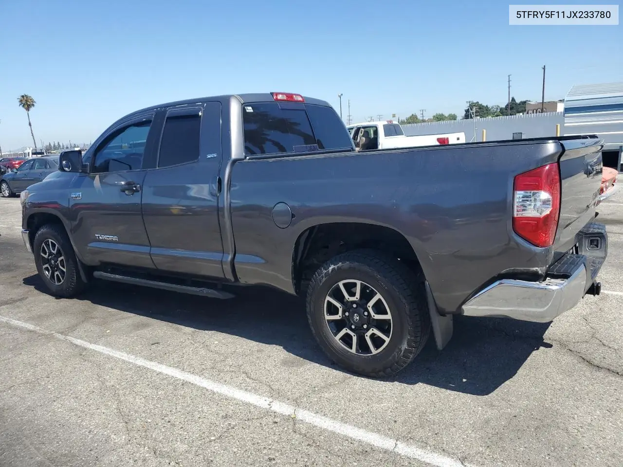 2018 Toyota Tundra Double Cab Sr VIN: 5TFRY5F11JX233780 Lot: 63058465