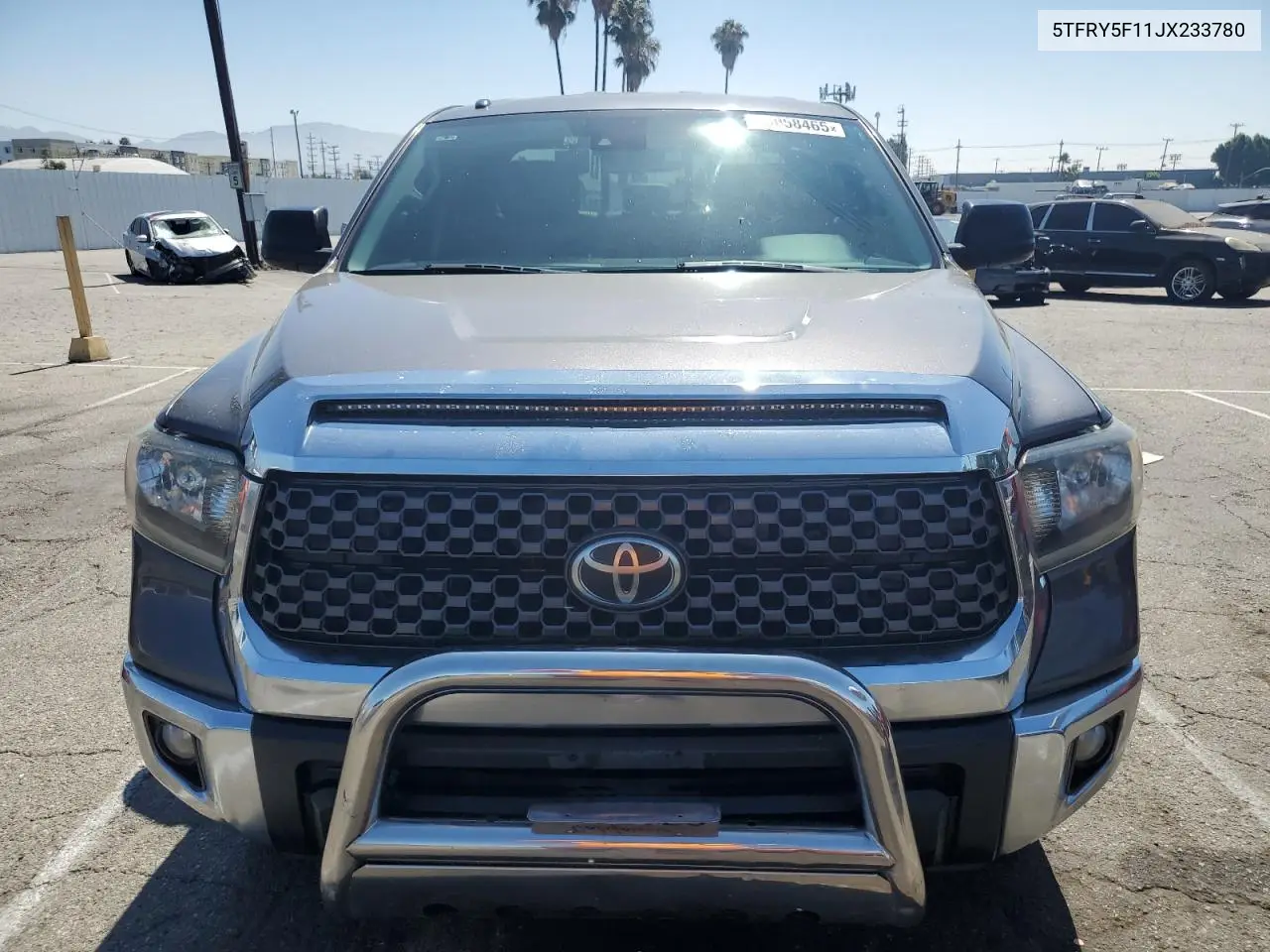 2018 Toyota Tundra Double Cab Sr VIN: 5TFRY5F11JX233780 Lot: 63058465