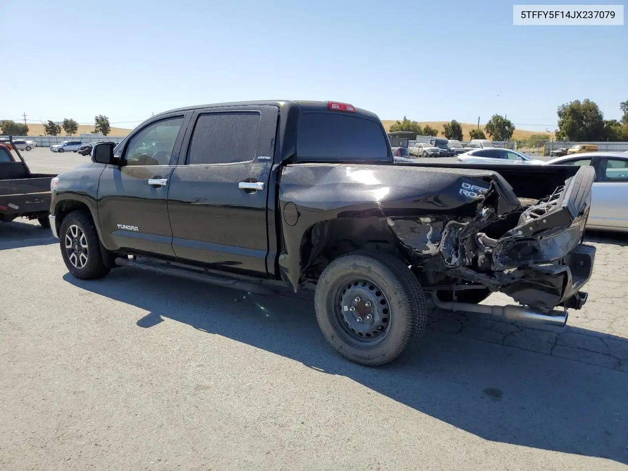 2018 Toyota Tundra Crewmax Limited VIN: 5TFFY5F14JX237079 Lot: 63313325