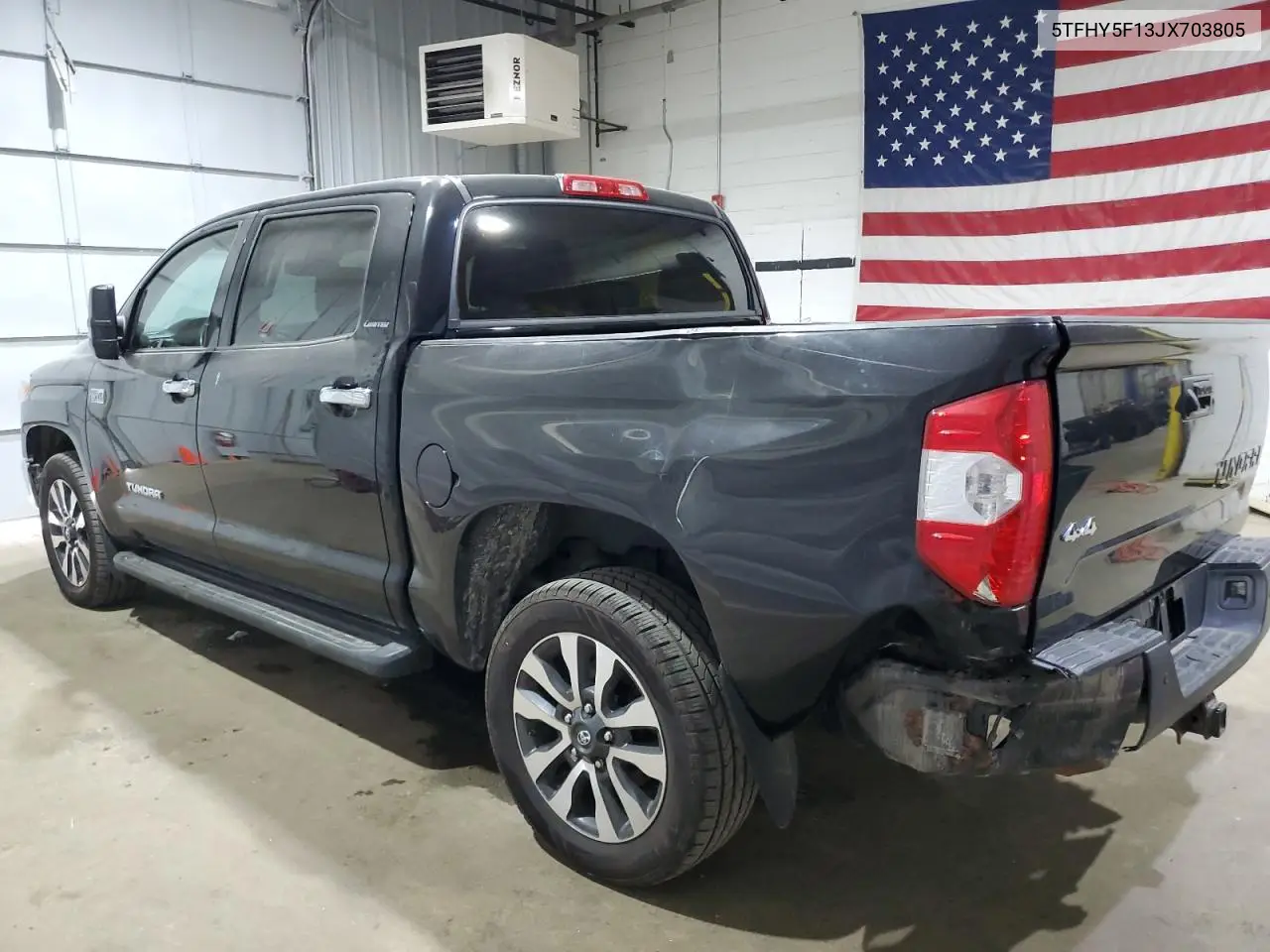 2018 Toyota Tundra Crewmax Limited VIN: 5TFHY5F13JX703805 Lot: 63366575