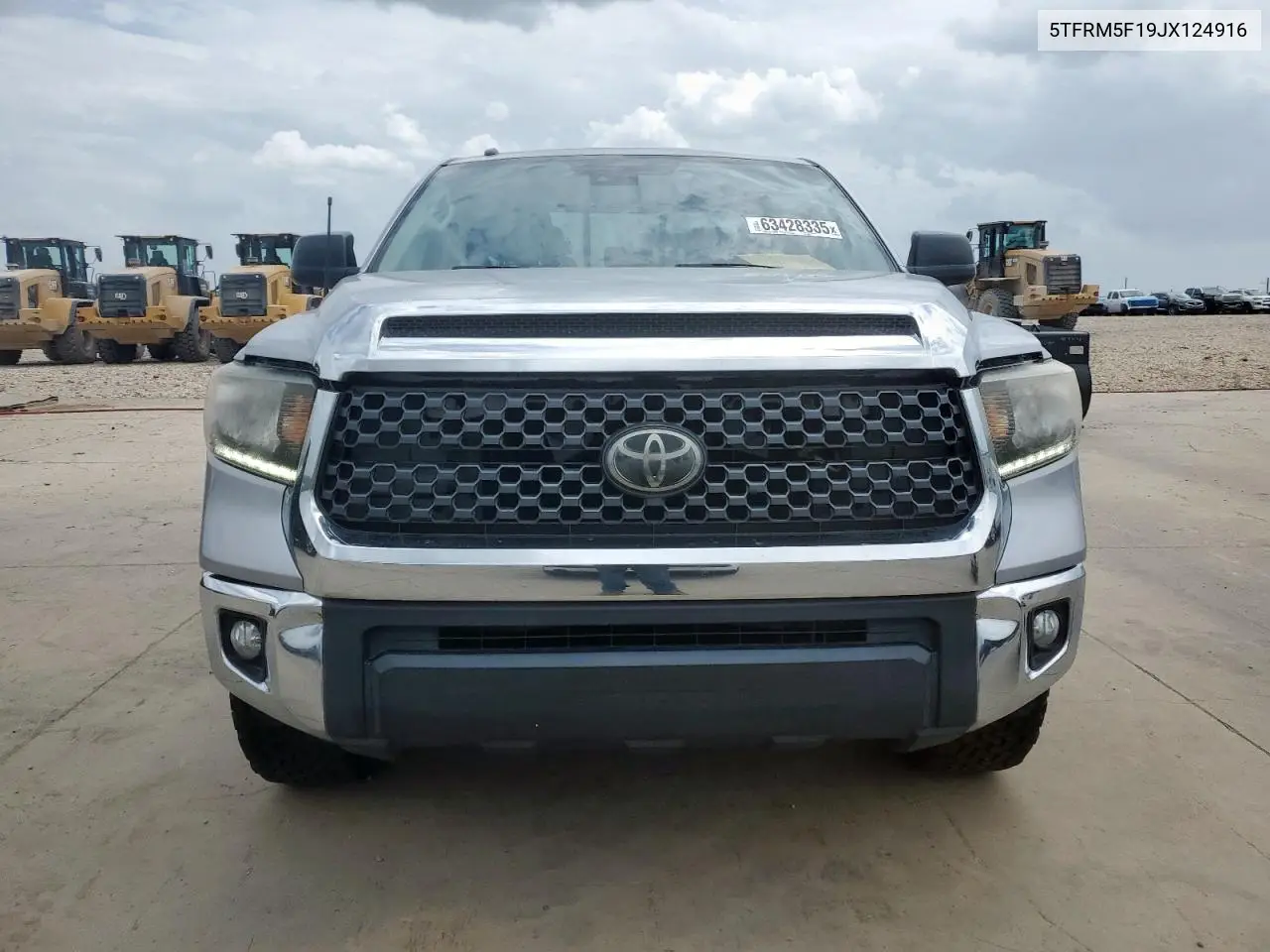 2018 Toyota Tundra Double Cab Sr VIN: 5TFRM5F19JX124916 Lot: 63428335