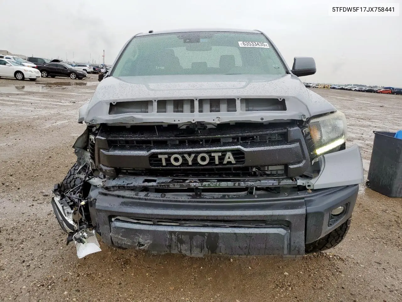 2018 Toyota Tundra Crewmax Sr5 VIN: 5TFDW5F17JX758441 Lot: 63533435