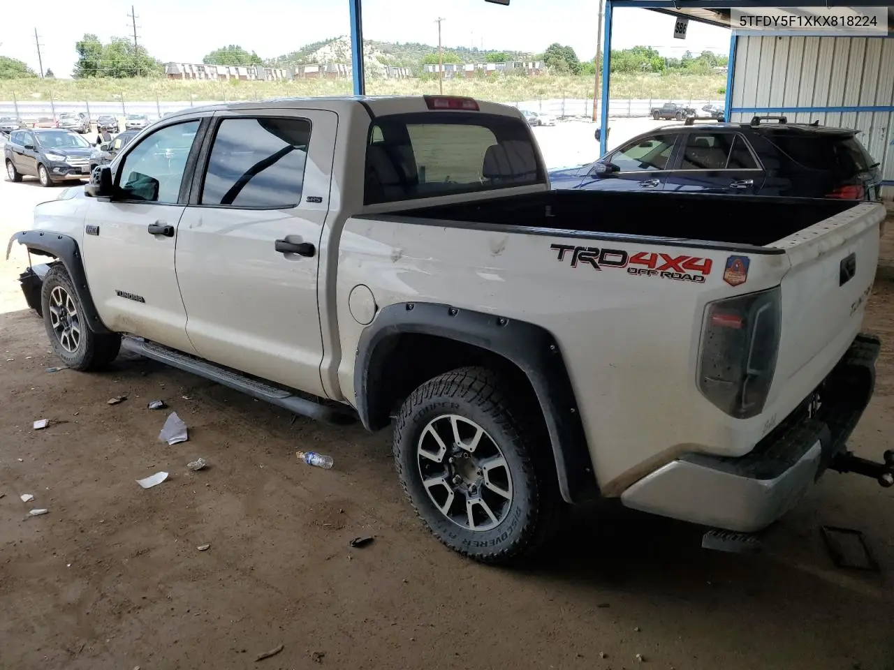 2019 Toyota Tundra Crewmax Sr5 VIN: 5TFDY5F1XKX818224 Lot: 63631335