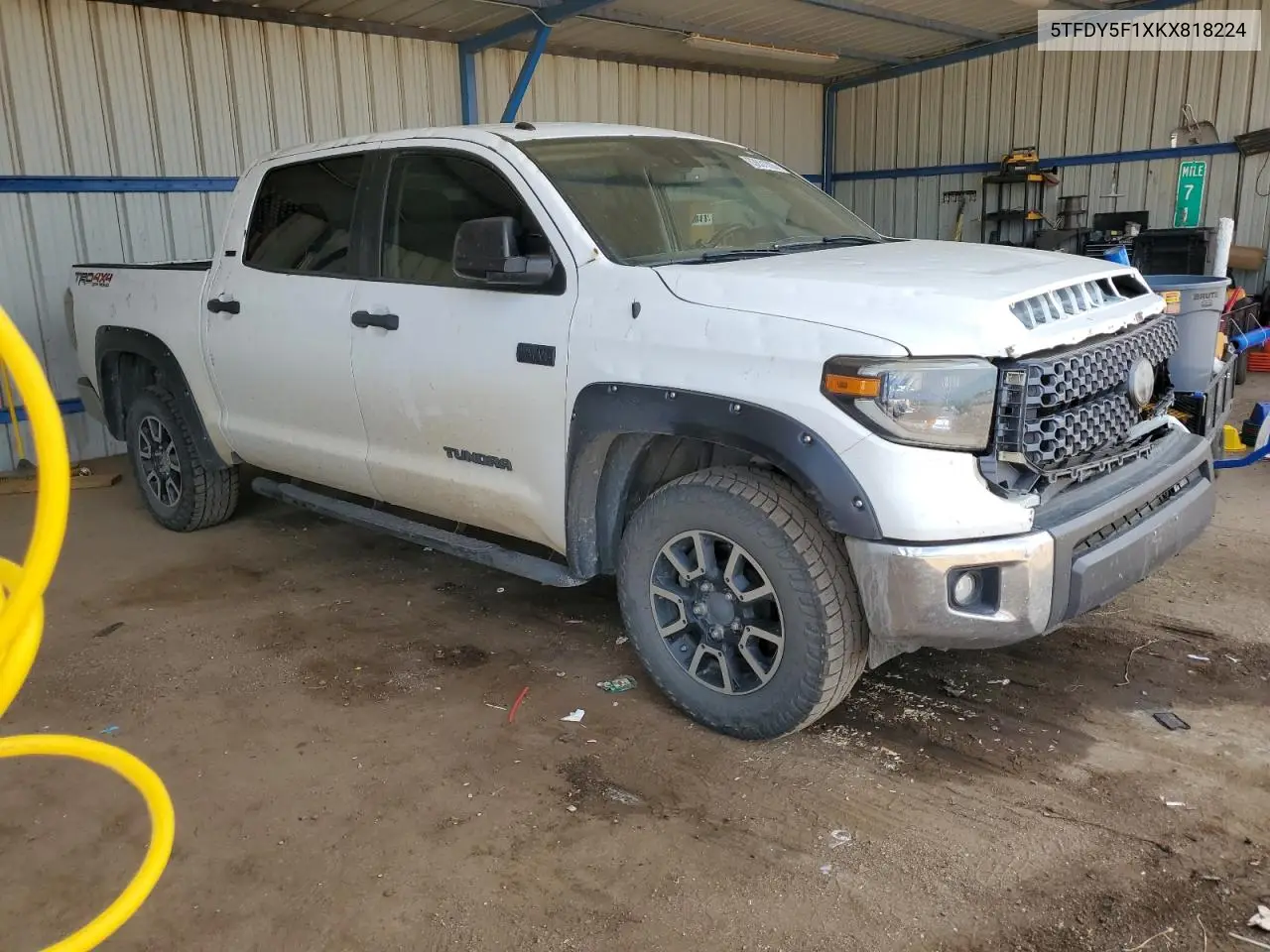 2019 Toyota Tundra Crewmax Sr5 VIN: 5TFDY5F1XKX818224 Lot: 63631335