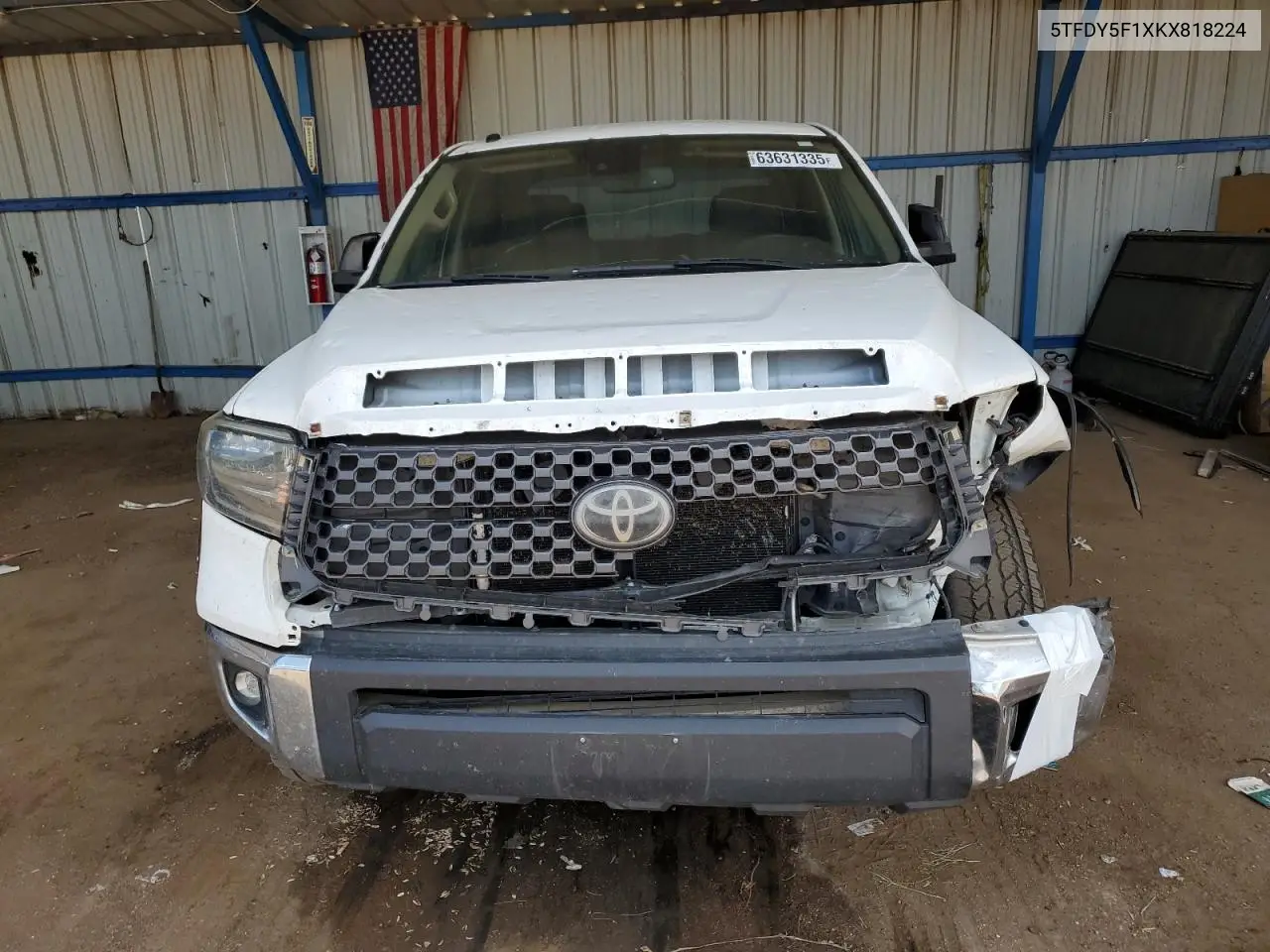 2019 Toyota Tundra Crewmax Sr5 VIN: 5TFDY5F1XKX818224 Lot: 63631335