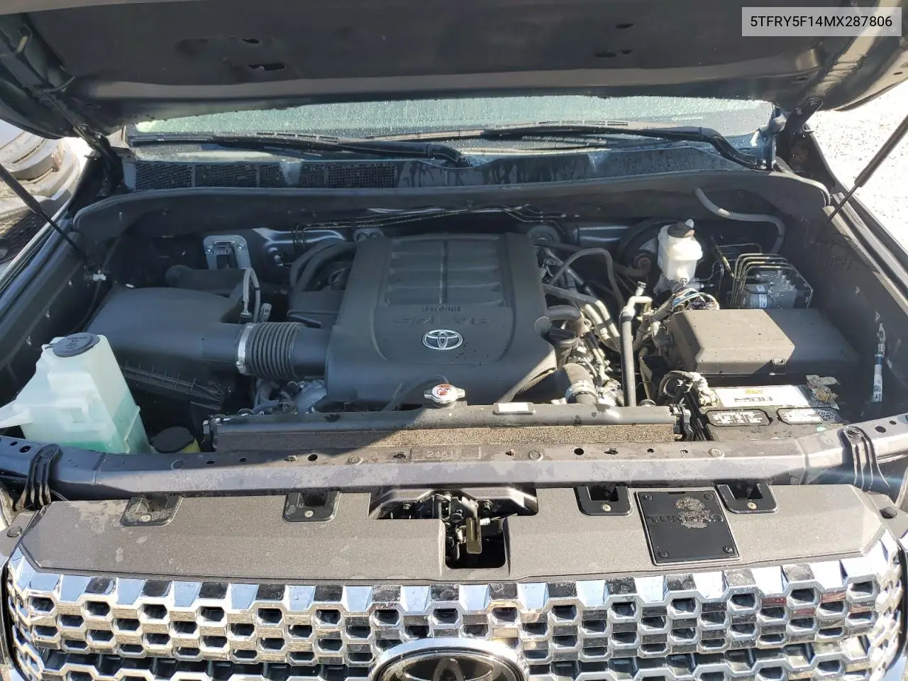 2021 Toyota Tundra Double Cab Sr VIN: 5TFRY5F14MX287806 Lot: 54045995