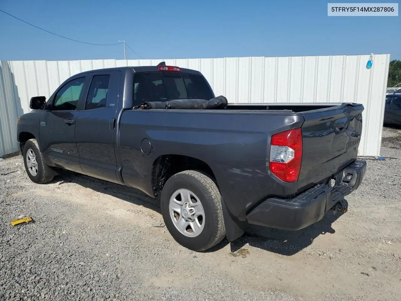 2021 Toyota Tundra Double Cab Sr VIN: 5TFRY5F14MX287806 Lot: 54045995