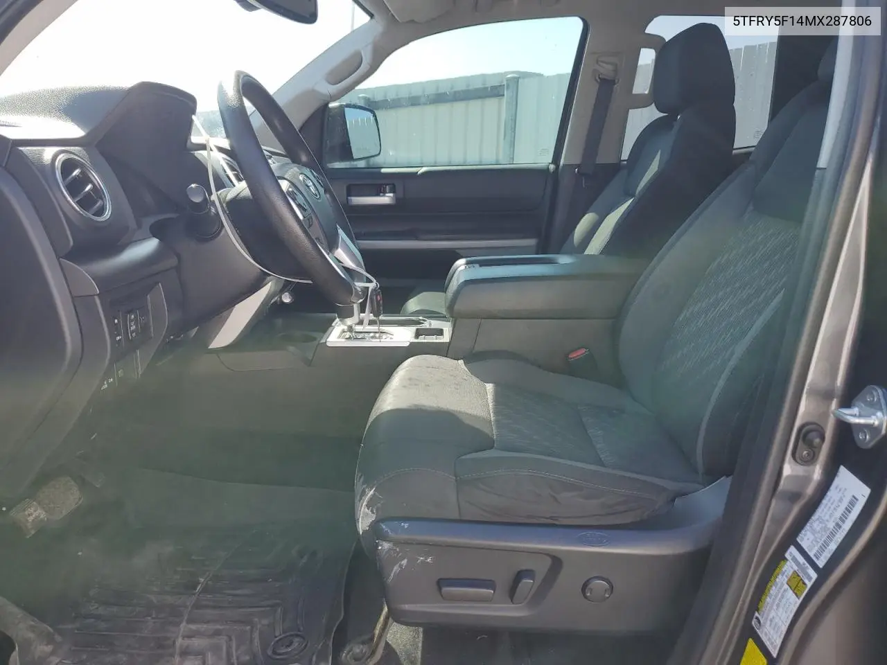 2021 Toyota Tundra Double Cab Sr VIN: 5TFRY5F14MX287806 Lot: 54045995