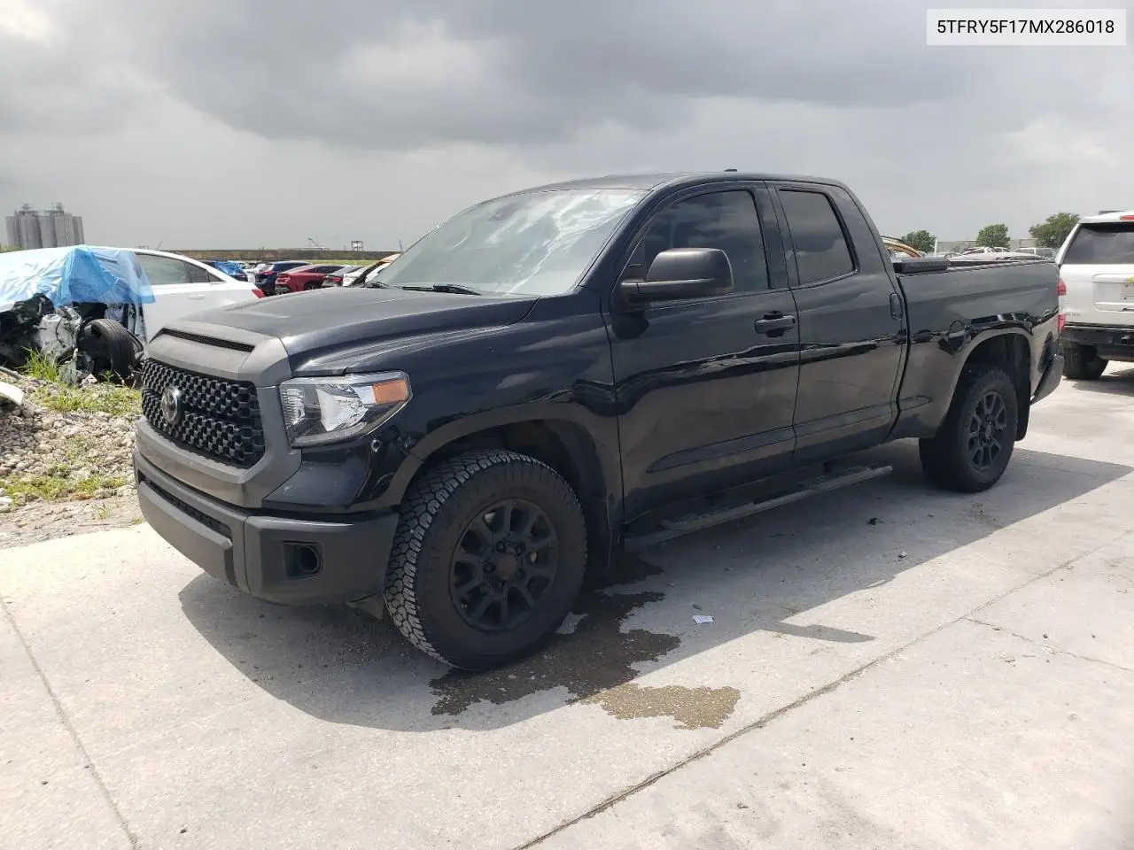 2021 Toyota Tundra Double Cab Sr VIN: 5TFRY5F17MX286018 Lot: 61780125
