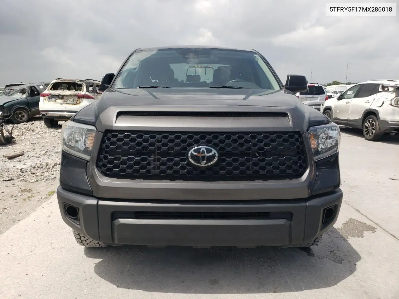 2021 Toyota Tundra Double Cab Sr VIN: 5TFRY5F17MX286018 Lot: 61780125