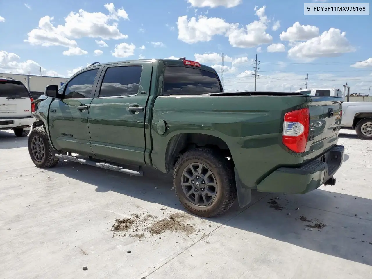 2021 Toyota Tundra Crewmax Sr5 VIN: 5TFDY5F11MX996168 Lot: 62821115