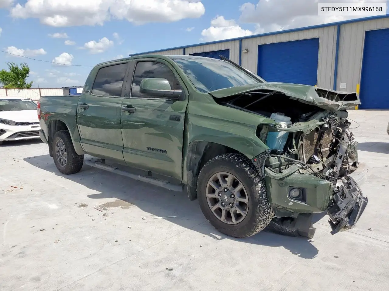 2021 Toyota Tundra Crewmax Sr5 VIN: 5TFDY5F11MX996168 Lot: 62821115