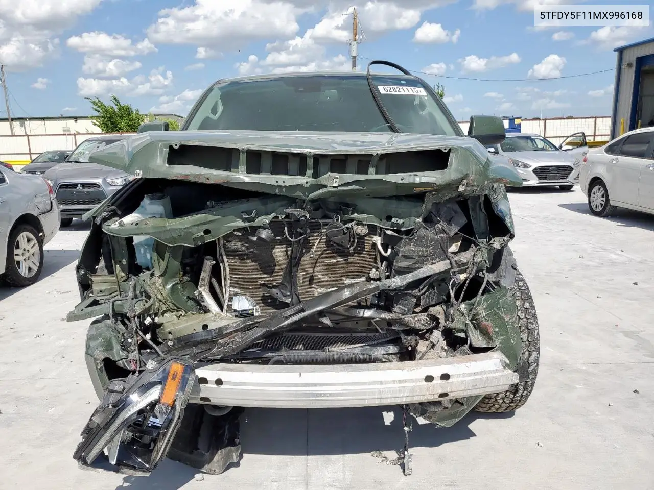 2021 Toyota Tundra Crewmax Sr5 VIN: 5TFDY5F11MX996168 Lot: 62821115