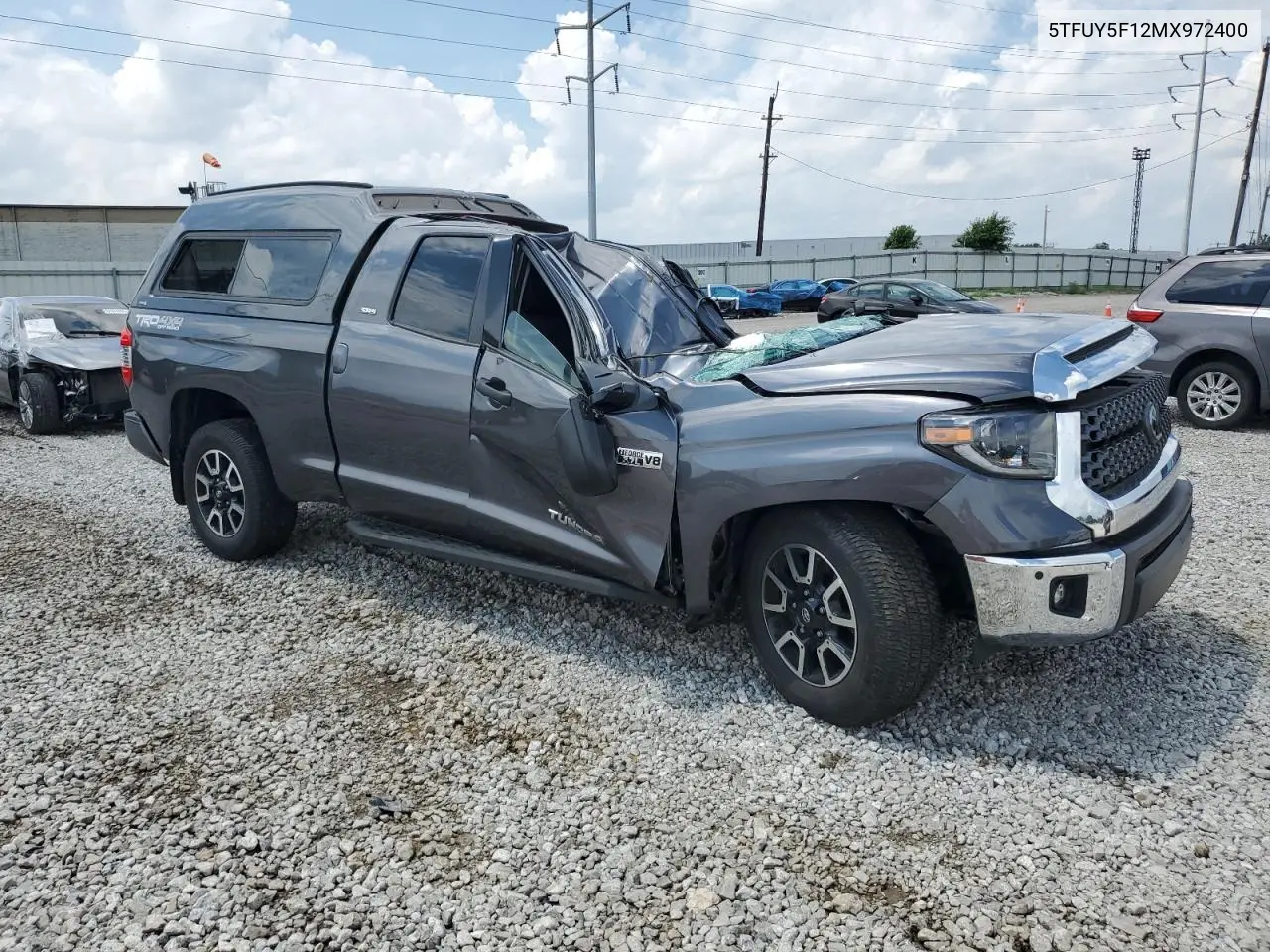 2021 Toyota Tundra Double Cab Sr VIN: 5TFUY5F12MX972400 Lot: 63109245