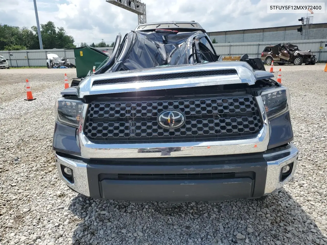 2021 Toyota Tundra Double Cab Sr VIN: 5TFUY5F12MX972400 Lot: 63109245