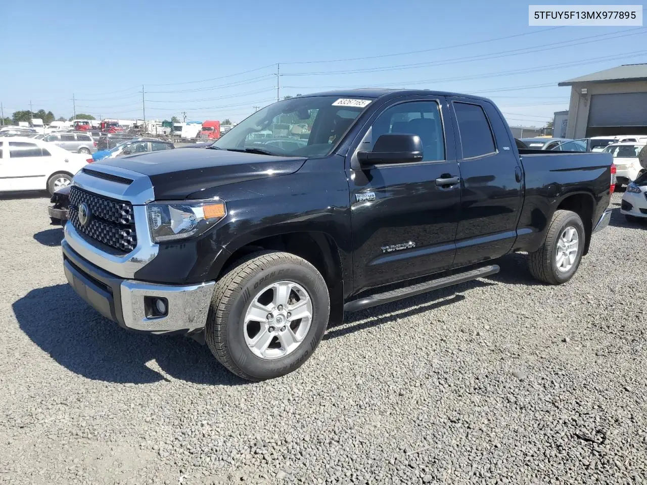 2021 Toyota Tundra Double Cab Sr VIN: 5TFUY5F13MX977895 Lot: 63267165
