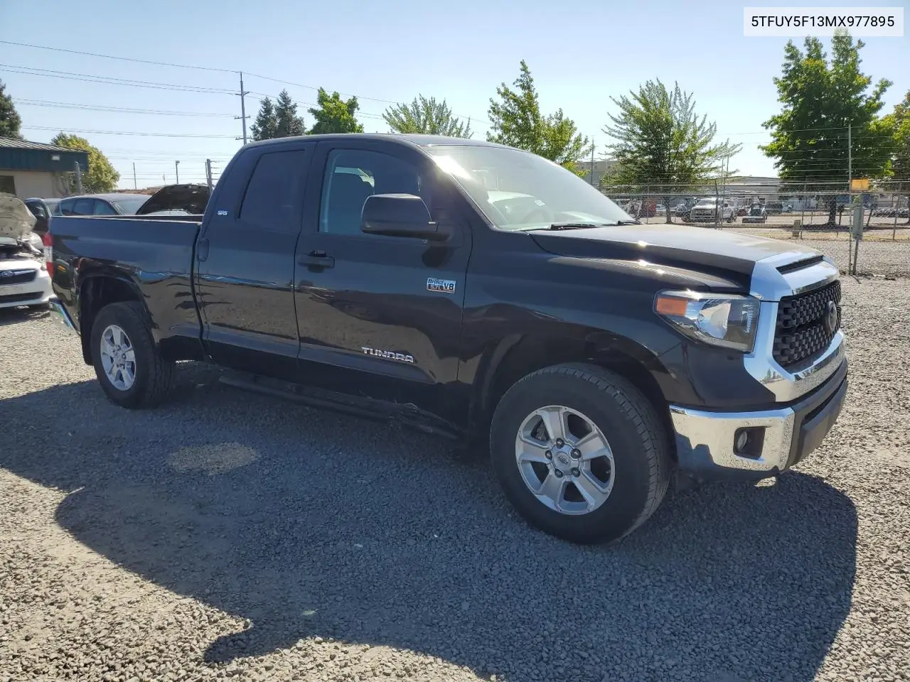 2021 Toyota Tundra Double Cab Sr VIN: 5TFUY5F13MX977895 Lot: 63267165