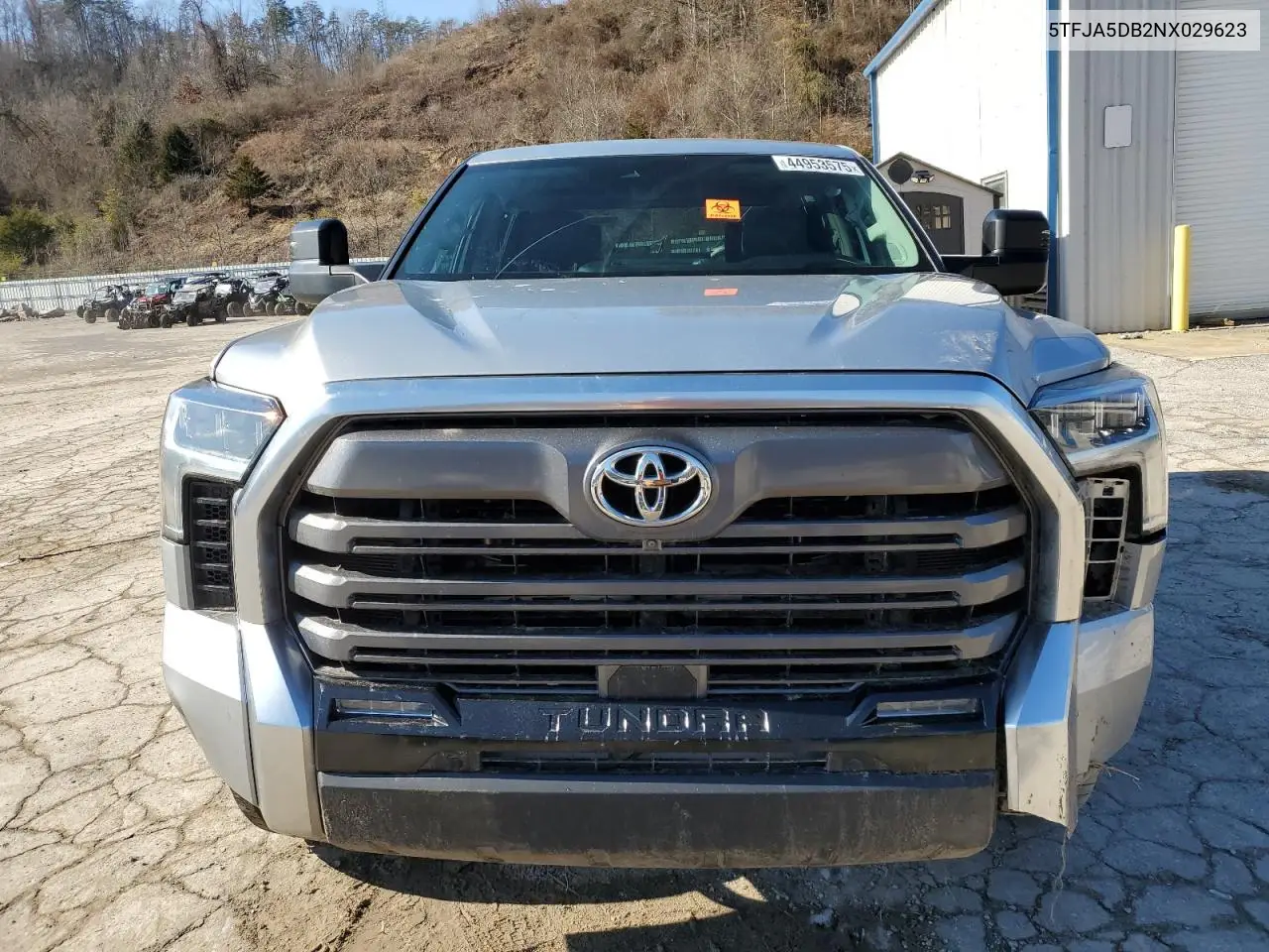 2022 Toyota Tundra Crewmax Limited VIN: 5TFJA5DB2NX029623 Lot: 44953575