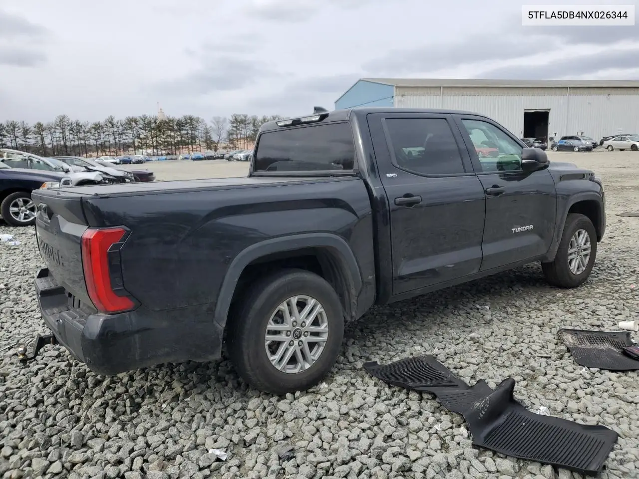 2022 Toyota Tundra Crewmax Sr VIN: 5TFLA5DB4NX026344 Lot: 46286115
