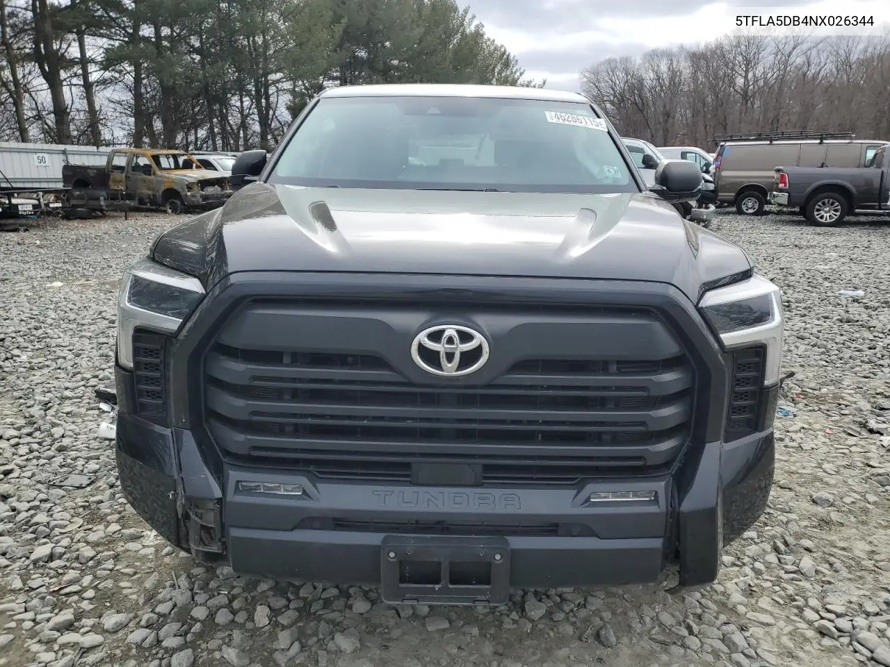 2022 Toyota Tundra Crewmax Sr VIN: 5TFLA5DB4NX026344 Lot: 46286115