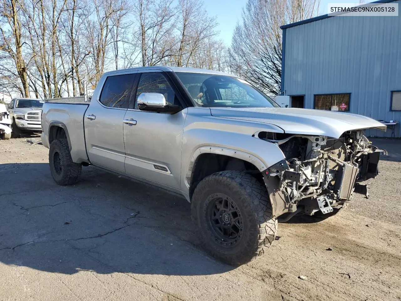 2022 Toyota Tundra Crewmax Platinum VIN: 5TFMA5EC9NX005128 Lot: 47022555