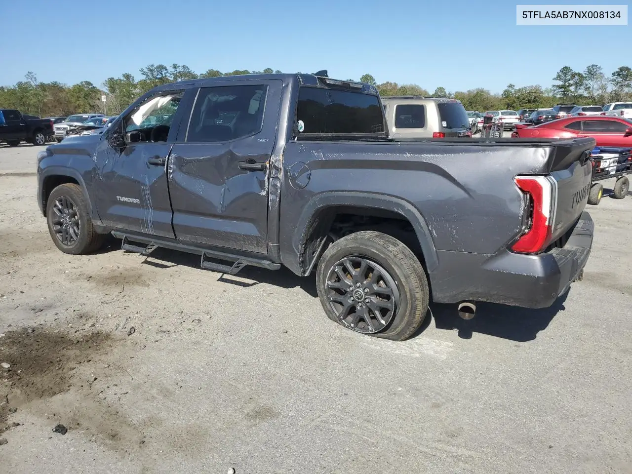 2022 Toyota Tundra Crewmax Sr VIN: 5TFLA5AB7NX008134 Lot: 49888115
