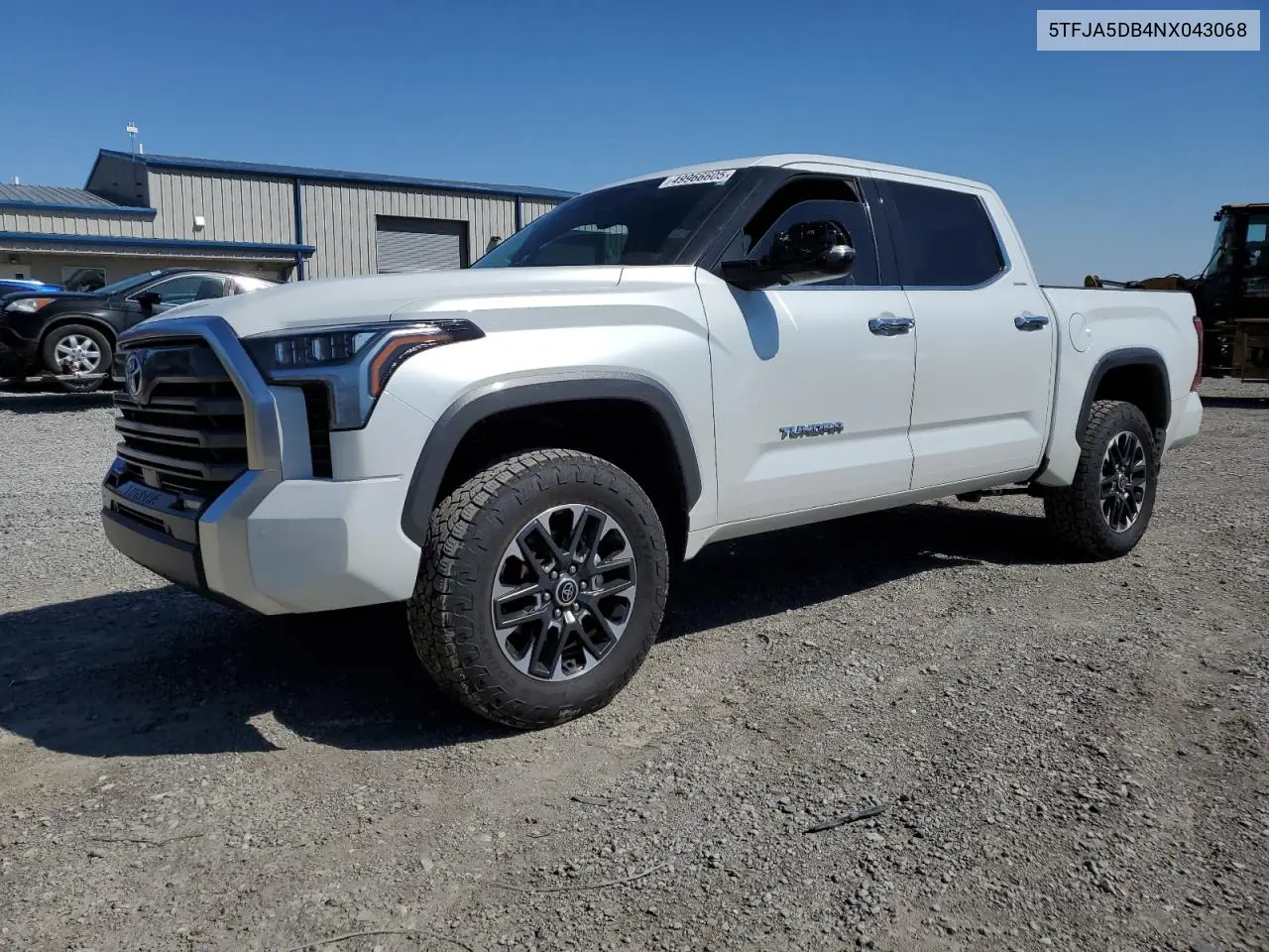 2022 Toyota Tundra Crewmax Limited VIN: 5TFJA5DB4NX043068 Lot: 49966605