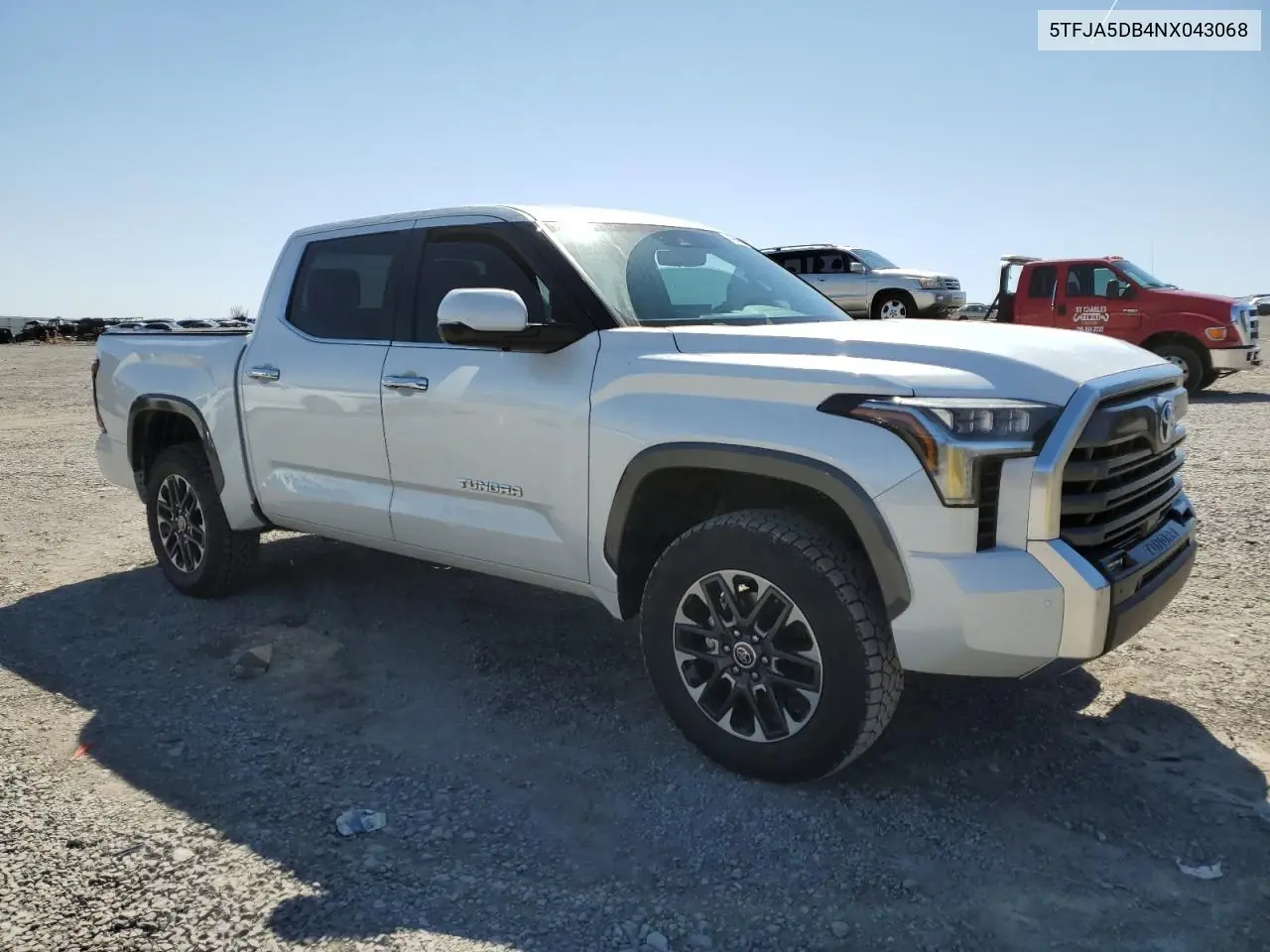 2022 Toyota Tundra Crewmax Limited VIN: 5TFJA5DB4NX043068 Lot: 49966605