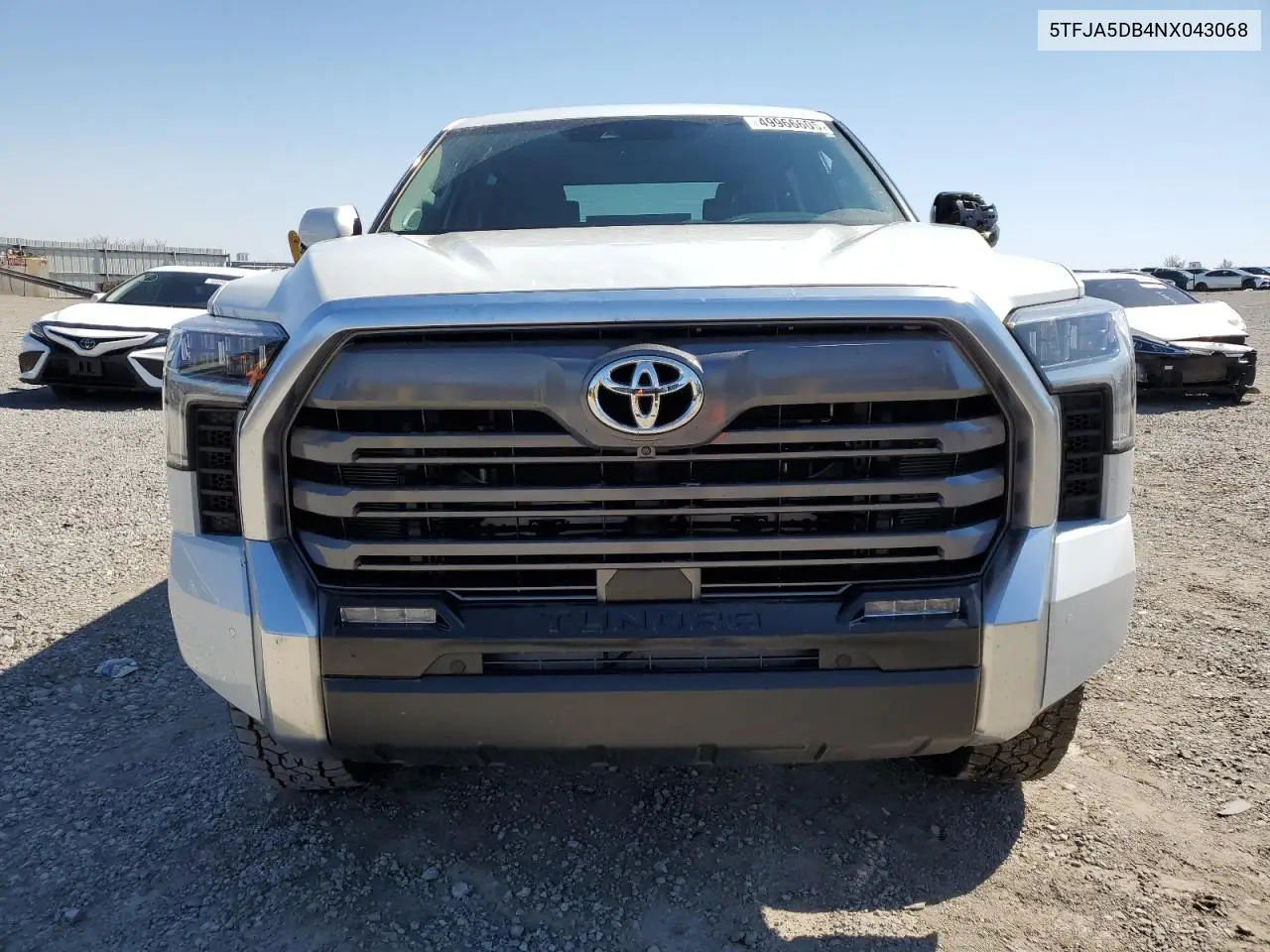 2022 Toyota Tundra Crewmax Limited VIN: 5TFJA5DB4NX043068 Lot: 49966605