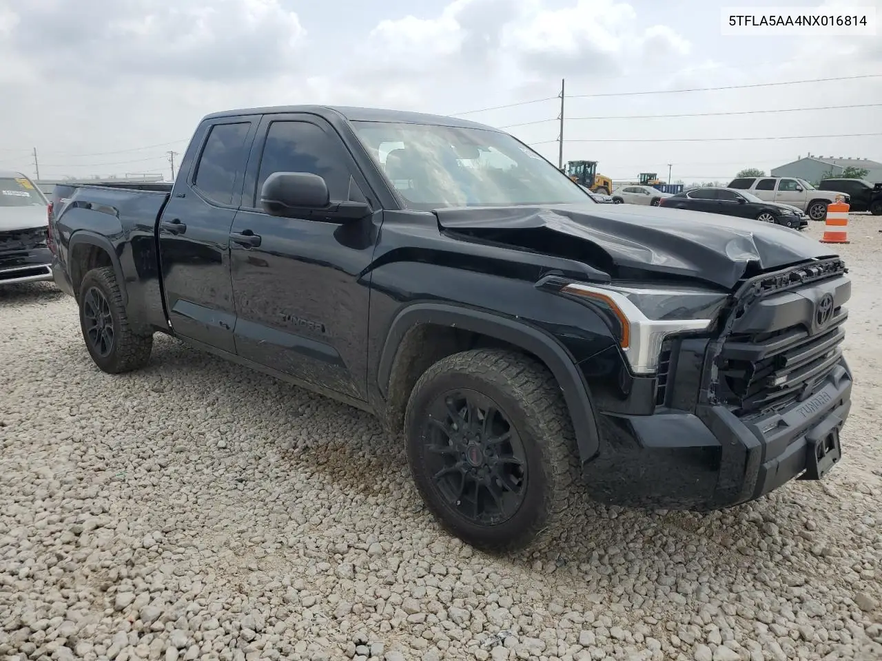2022 Toyota Tundra Double Cab Sr VIN: 5TFLA5AA4NX016814 Lot: 51066575