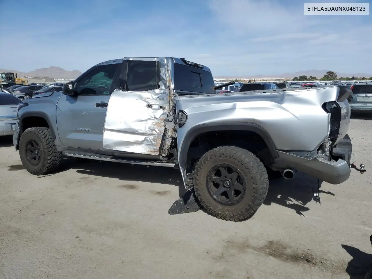 2022 Toyota Tundra Double Cab Sr VIN: 5TFLA5DA0NX048123 Lot: 51074685