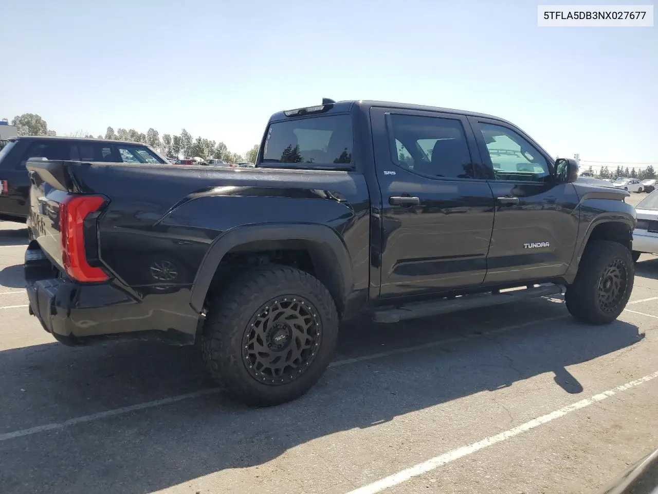 2022 Toyota Tundra Crewmax Sr VIN: 5TFLA5DB3NX027677 Lot: 52427035