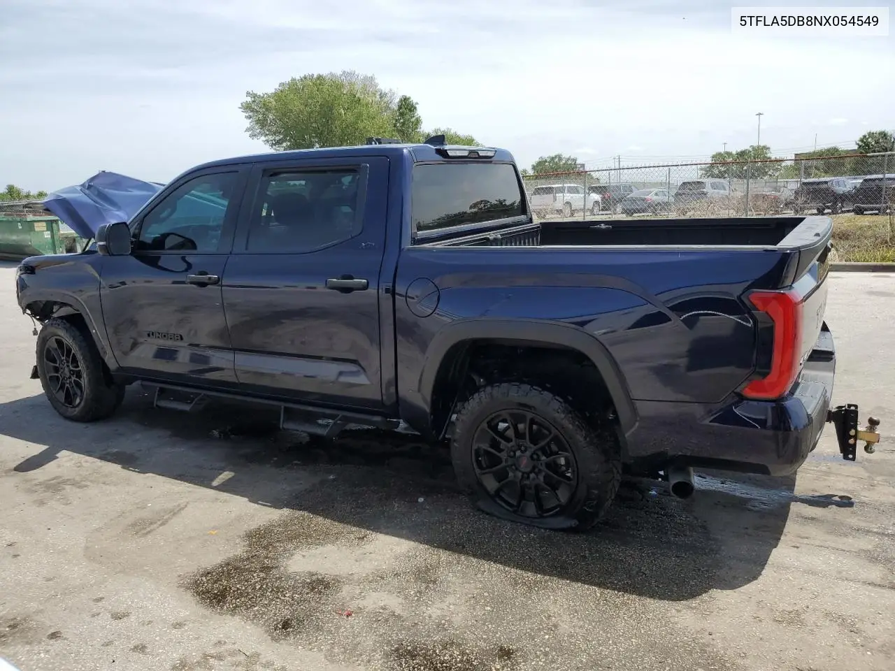 2022 Toyota Tundra Crewmax Sr VIN: 5TFLA5DB8NX054549 Lot: 53372945