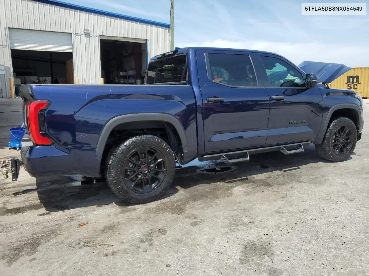 2022 Toyota Tundra Crewmax Sr VIN: 5TFLA5DB8NX054549 Lot: 53372945