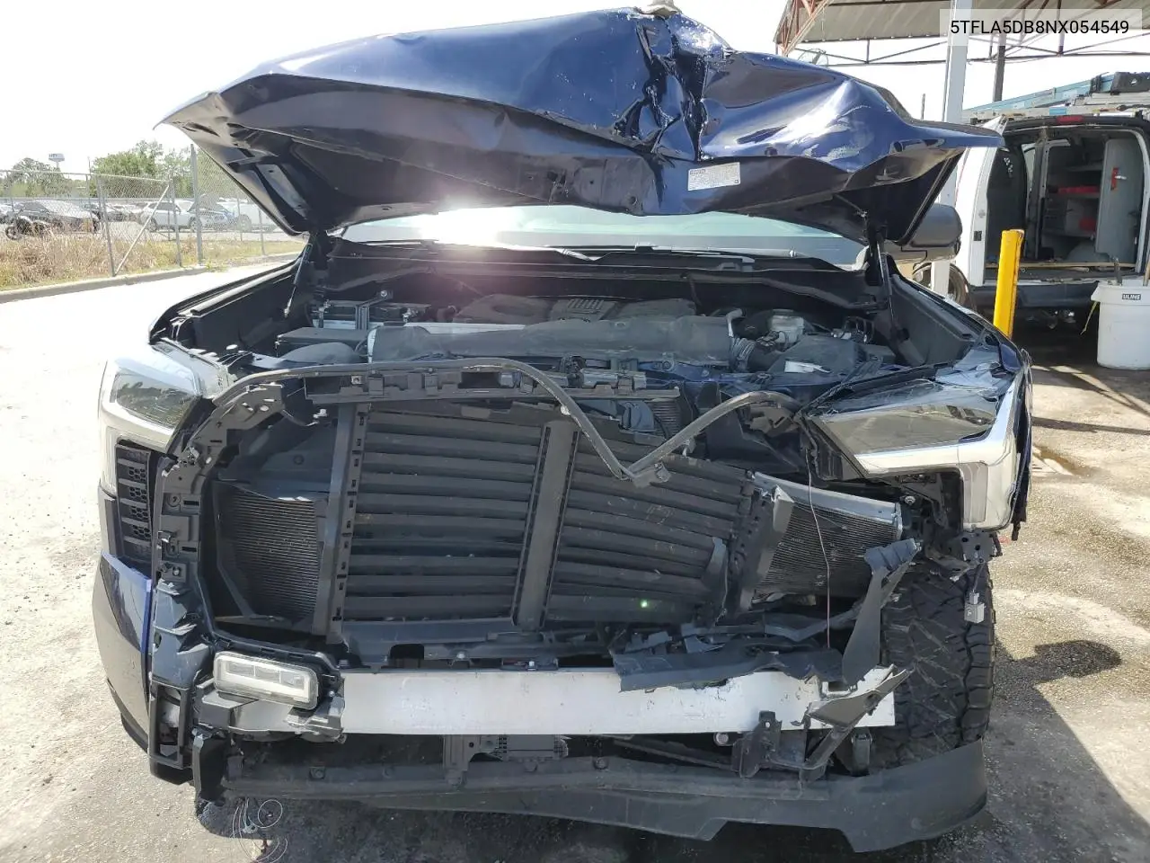 2022 Toyota Tundra Crewmax Sr VIN: 5TFLA5DB8NX054549 Lot: 53372945